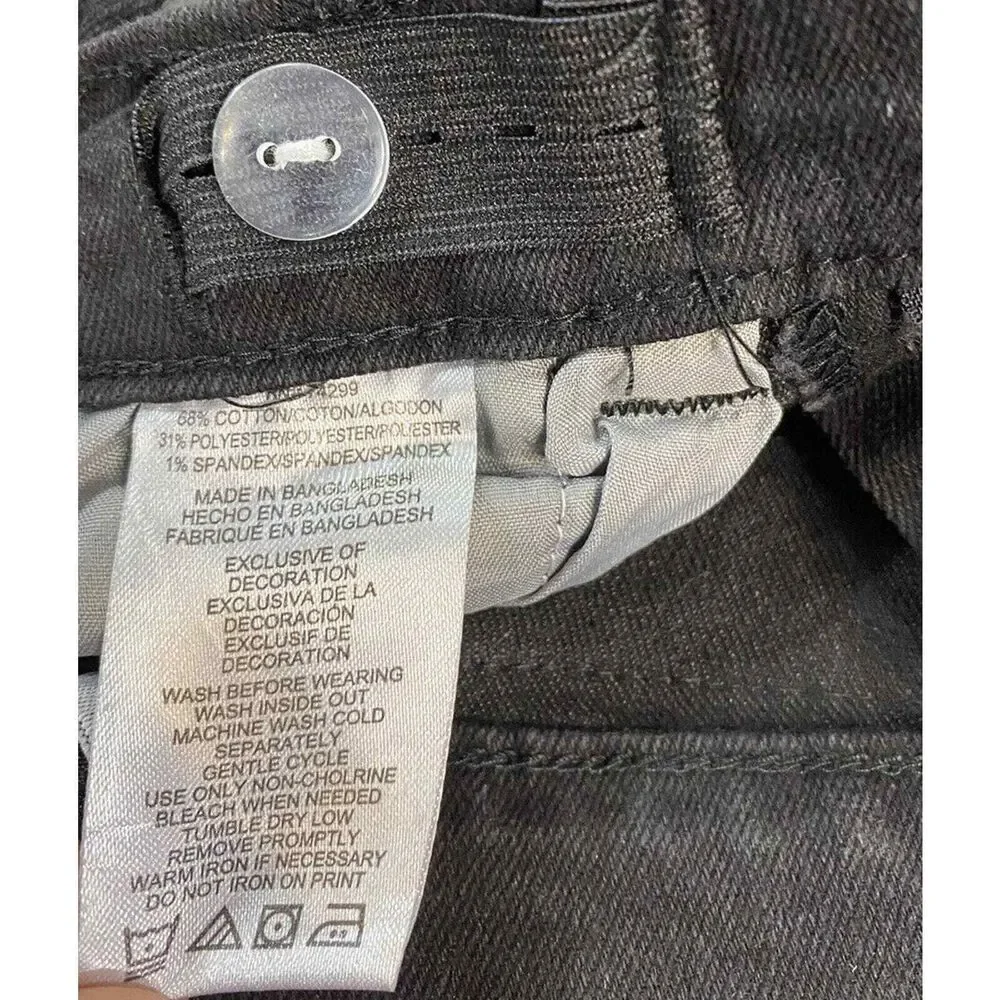 Kids DKNY Black Jeans Size 4 Skinny Stretch little boys